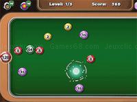 Jeu mobile 2048 billiards