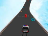 Jeu mobile Police car line driving