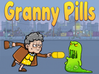 Jeu mobile Granny pills - defend cactuses