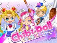 Jeu mobile Chibi doll coloring & dress up