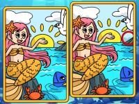 Jeu mobile Mermaids spot the differences