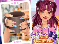 Asmr nail treatment