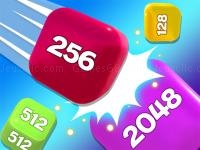 Jeu mobile Chain cube 2048 3d merge game