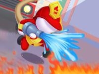 Idle firefighter 3d