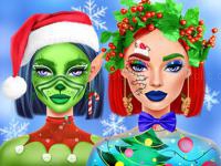 Jeu mobile Ellie christmas makeup