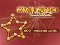 Jeu mobile Single stroke line draw