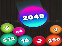 Jeu mobile 2048 puzzle: connect the balls