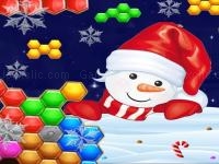 Jeu mobile Hexa sort: winter edition