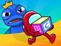 Jeu mobile Hide and seek blue monster