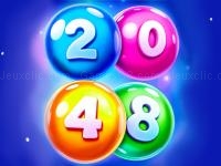 Jeu mobile 2048 match balls