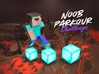 Jeu mobile Noob parkour challenge 3d