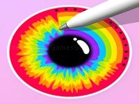 Jeu mobile Eye color diy