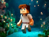 Jeu mobile Noobik parkour in a cave!