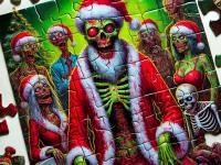 Jeu mobile Zombie christmas jigsaw: holiday fun 4 horror fans