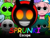 Jeu mobile Sprunki escape 3d