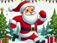 Jeu mobile Santa racing