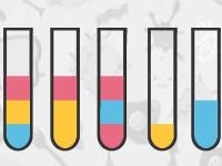 Jeu mobile Water color sorting