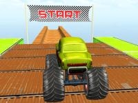 Jeu mobile Monster truck stunts mega ramps