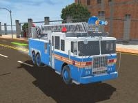 Jeu mobile Fire truck driving simulator 2024