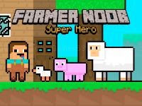 Jeu mobile Farmer noob super hero