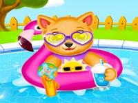 Jeu mobile Newborn puppy baby shower