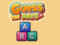 Jeu mobile Guess the days