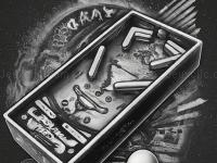 Jeu mobile Pinball black n white