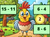 Jeu mobile Subtraction: bird image uncover