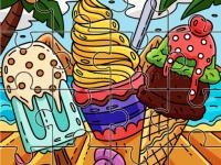 Jeu mobile Island treats jigsaw