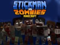 Jeu mobile Stickman vs zombies minecraft