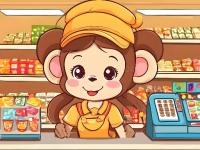 Jeu mobile Cute monkey mart