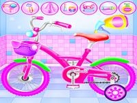 Jeu mobile Girl bike fix washing salon