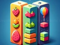 Jeu mobile Superarcade: fruits, spears and cubes