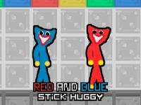 Jeu mobile Red and blue stick huggy