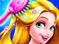 Jeu mobile Long hair princess salon