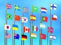 Jeu mobile Flag puzzle jam: collect flags
