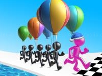 Jeu mobile Ballon race 3d