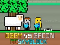 Jeu mobile Obby vs bacon mcskyblock