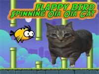 Jeu mobile Flappy bird spinning oia oia cat
