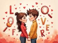 Jeu mobile Valentines hidden alphawords