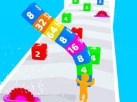 Jeu mobile Cube stack 2048