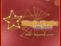 Jeu mobile Single stroke line draw