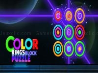 Jeu mobile Color rings block puzzle