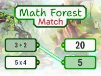 Jeu mobile Math forest match