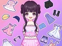 Jeu mobile Doll makeup dress asmr