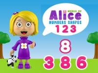 Jeu mobile World of alice   numbers shapes