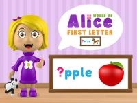 Jeu mobile World of alice   first letter