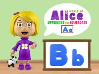 Jeu mobile World of alice   uppercase and lowercase