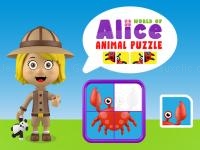 Jeu mobile World of alice   animals puzzle