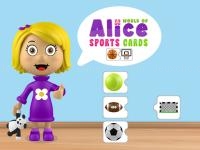 Jeu mobile World of alice   sports cards